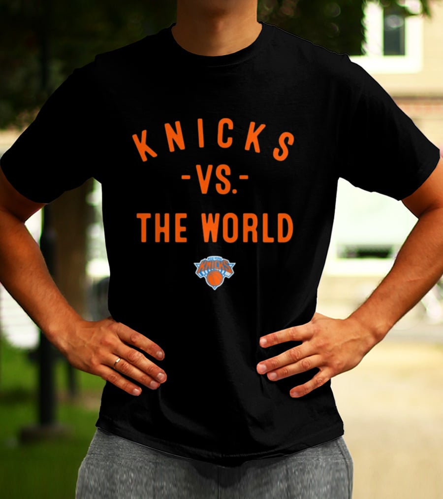 New York Knicks Vs The World NBA 2026 Nowbes T-Shirt