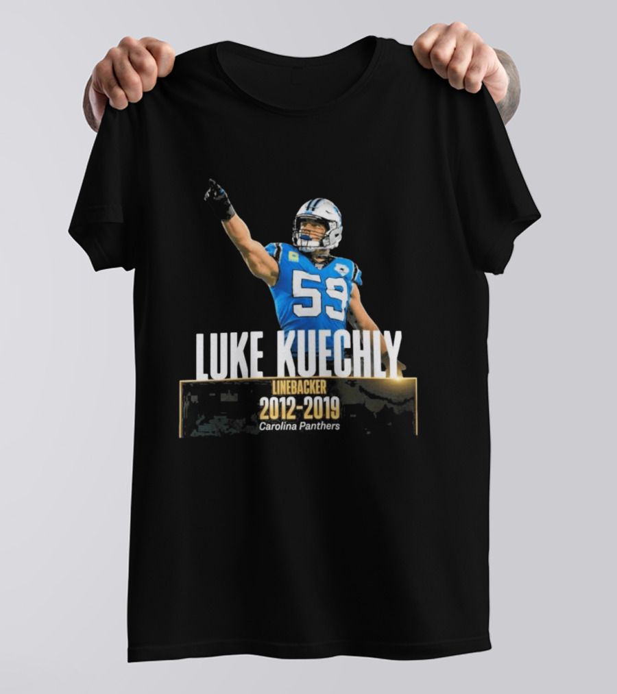 Luke Kuechly Carolina Panthers Linebacker 2012 2019 T-Shirt