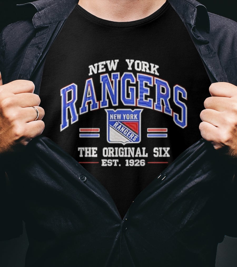 New York Rangers The Original Six Established 1926 T-Shirt