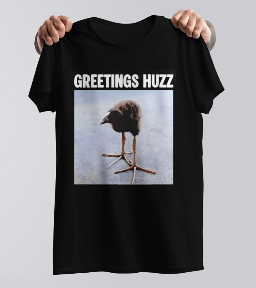 Greetings Huzz Bird Funny Meme Photo T-Shirt