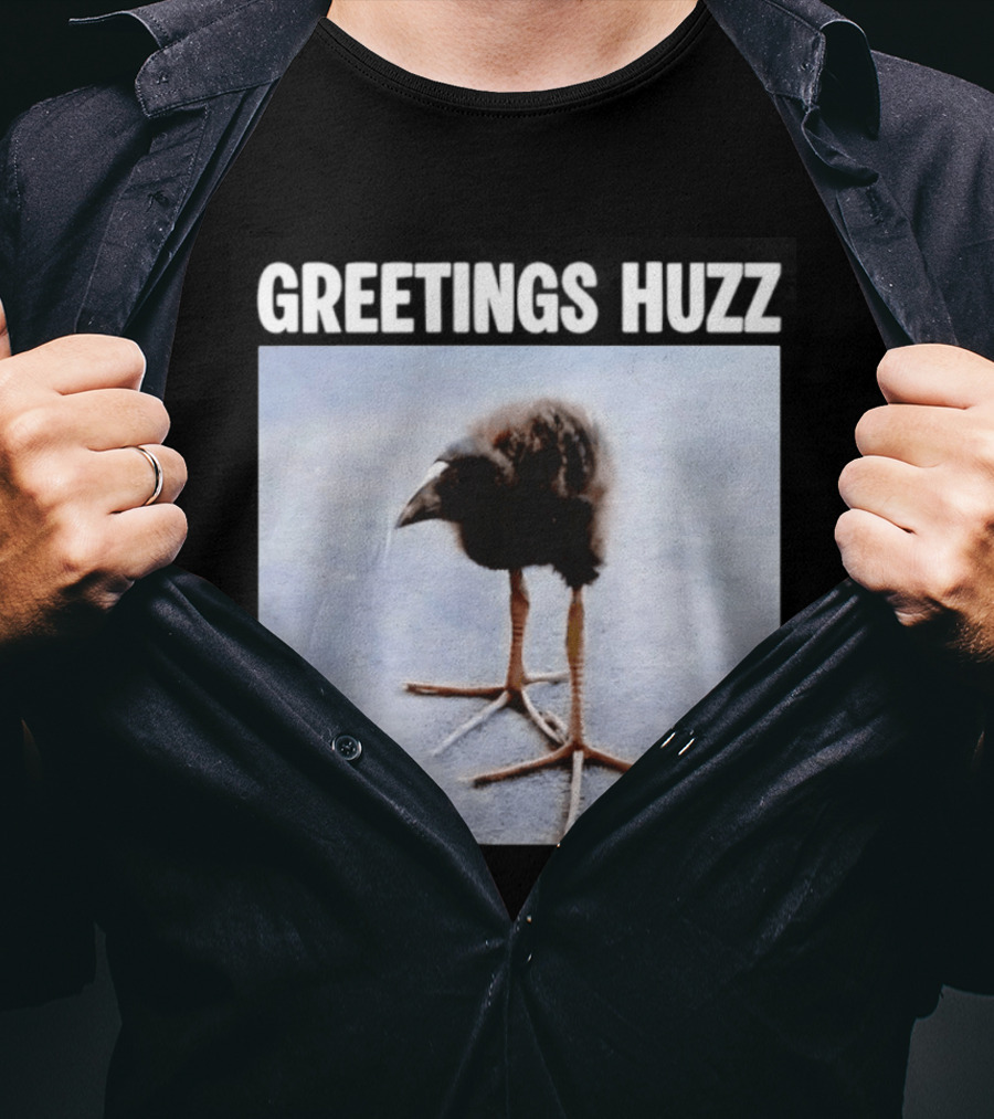 Greetings Huzz Bird Funny Meme Photo T-Shirt