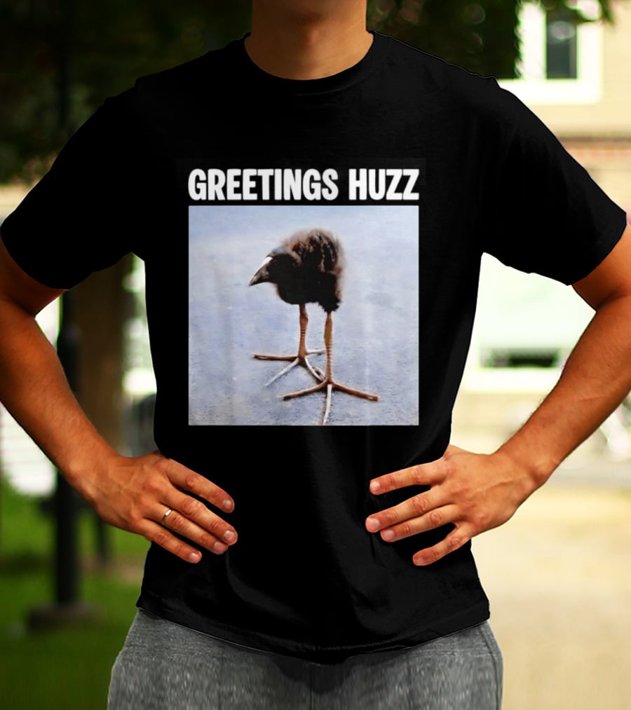 Greetings Huzz Bird Funny Meme Photo T-Shirt