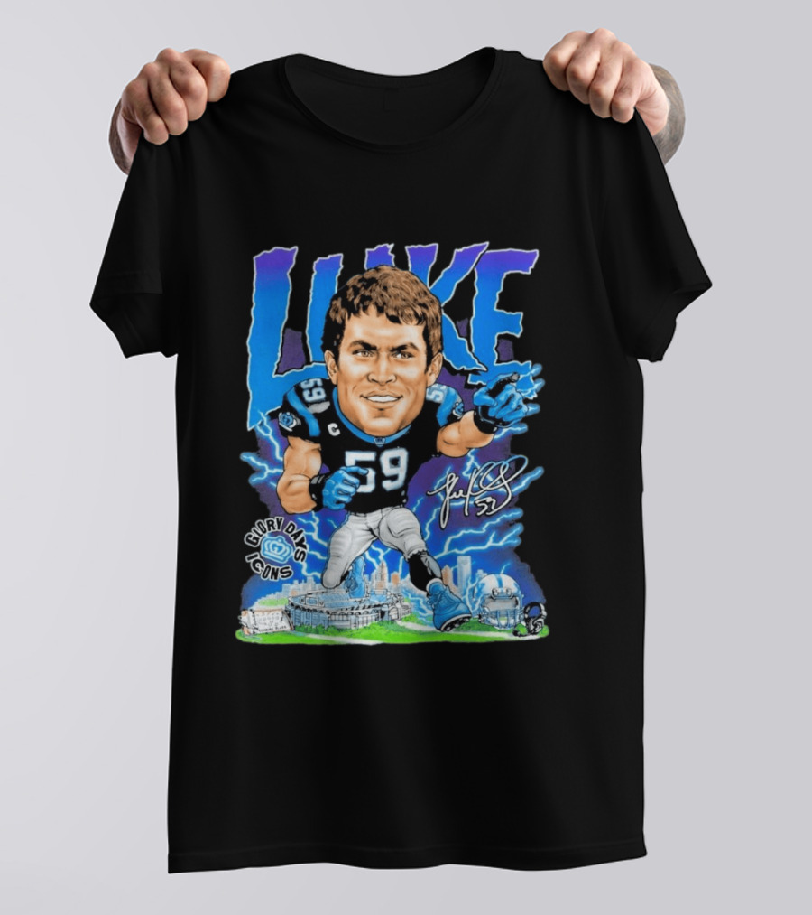 Glory Days Icons Luke 59 Football Legend T-Shirt