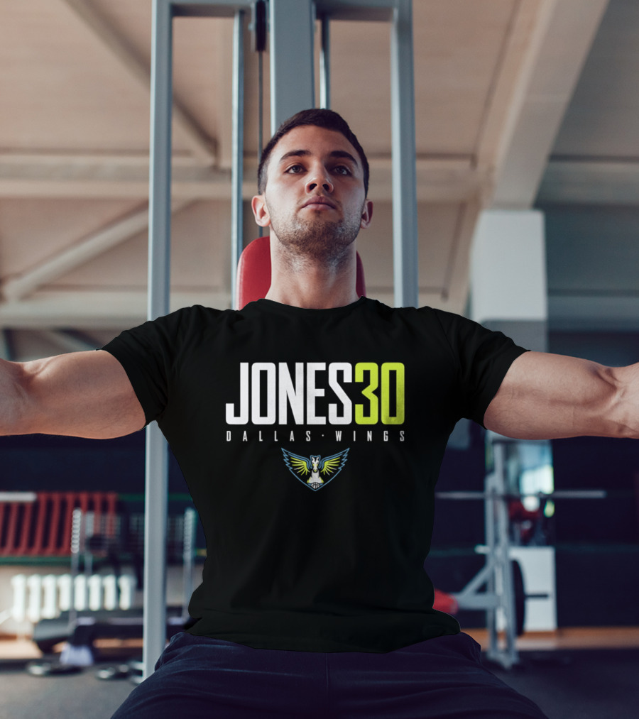 Jones 30 Dallas Wings 2026 WNBA T-Shirt