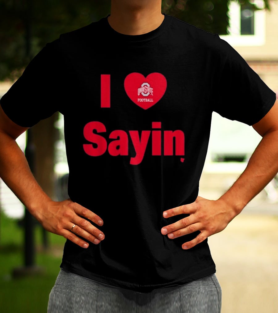 Ohio State Football I Heart Julian Sayin T-Shirt