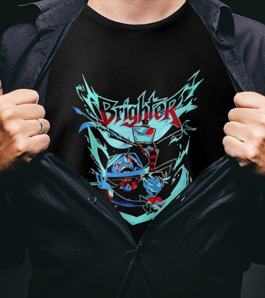 Brighter Vox Vincent Blue And Red T-Shirt