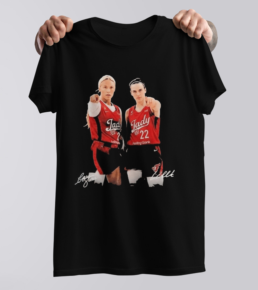 Sophie Cunningham Caitlin Clark Jady 22 Kesting Sterak T-Shirt