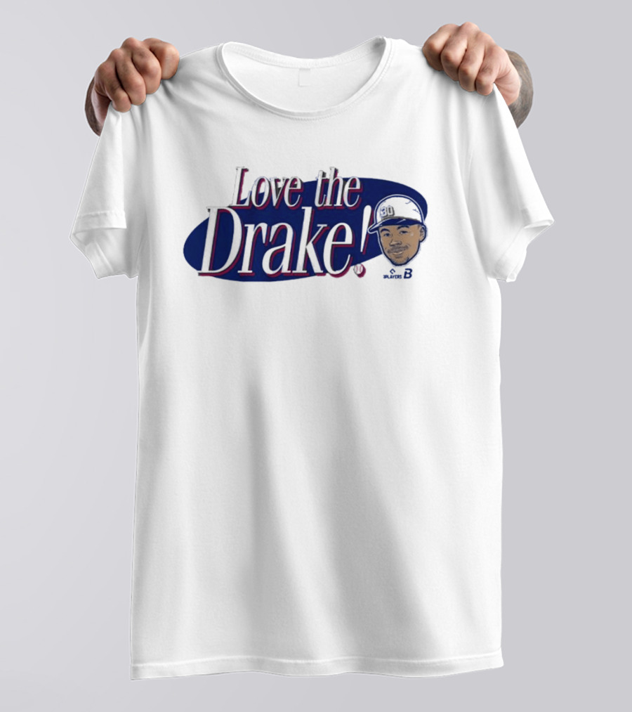 Love The Drake Text With Baseball Cap T-Shirt