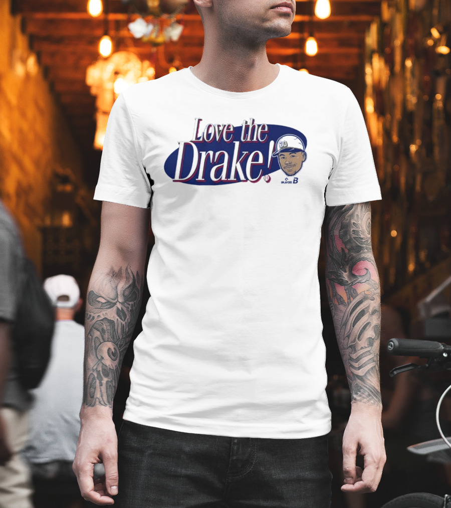 Love The Drake Text With Baseball Cap T-Shirt