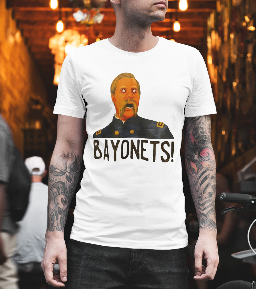 Bayonets Joshua Chamberlain Gettysburg Civil War T-Shirt