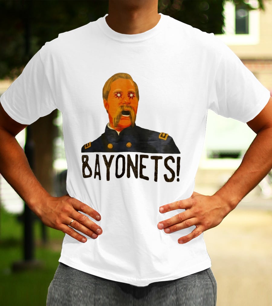 Bayonets Joshua Chamberlain Gettysburg Civil War T-Shirt
