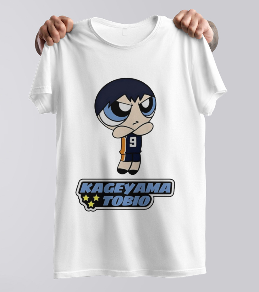 Kageyama Tobio 9 Haikyuu Powerpuff Girls T-Shirt
