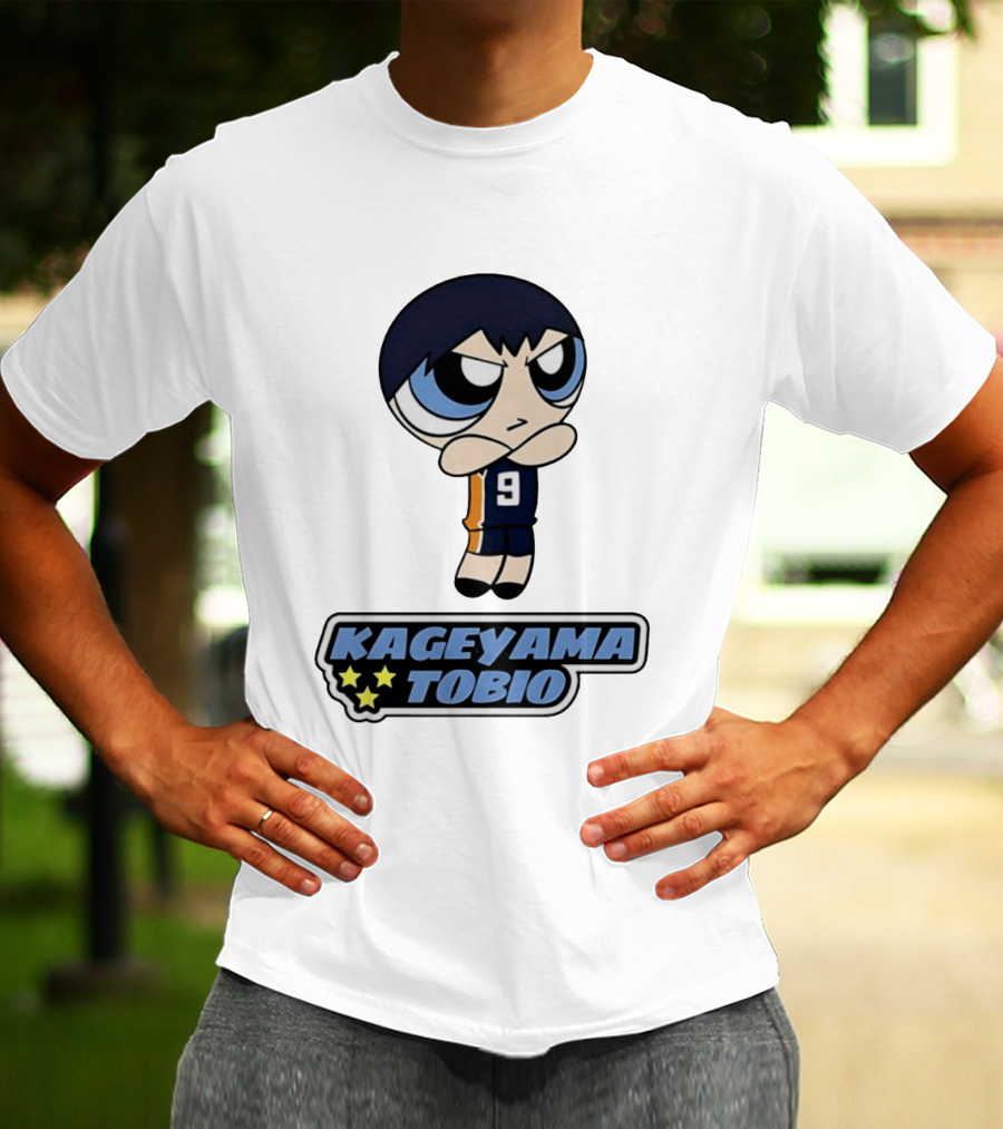 Kageyama Tobio 9 Haikyuu Powerpuff Girls T-Shirt