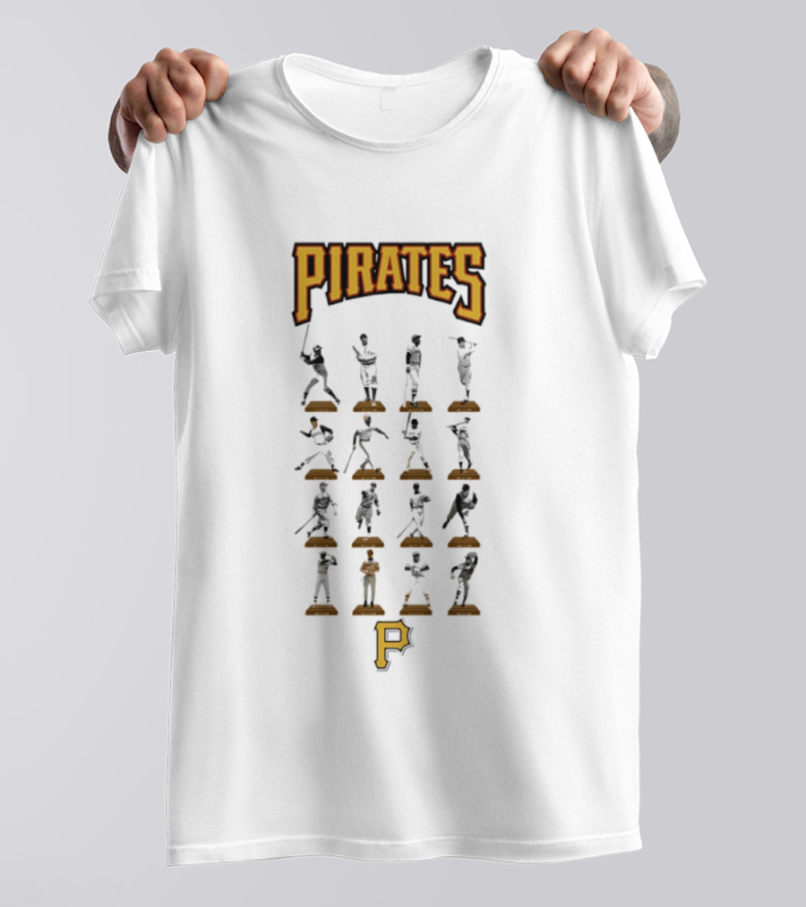 Pittsburgh Pirates Legends Hall Of Fame Baseball Players Iconic Moments T-Shirt