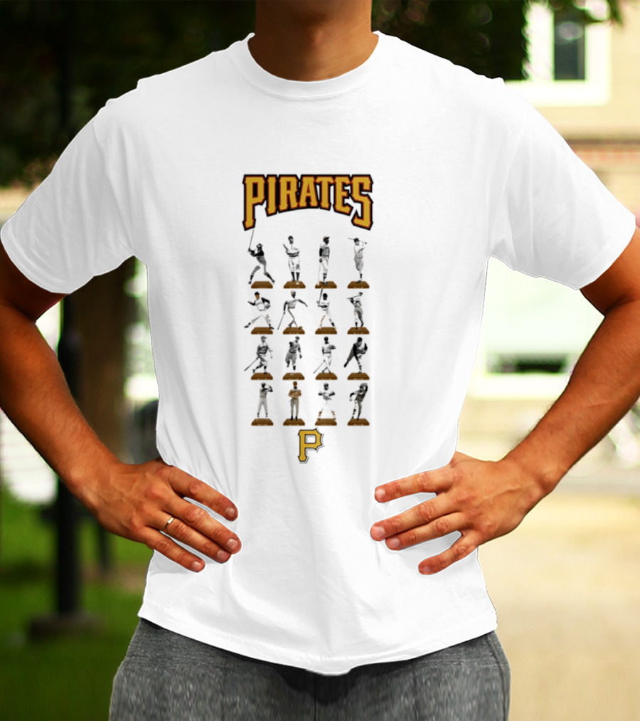 Pittsburgh Pirates Legends Hall Of Fame Baseball Players Iconic Moments T-Shirt