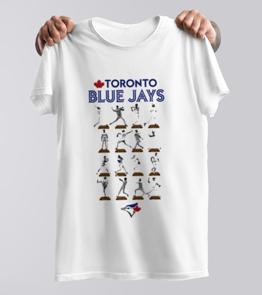 Toronto Blue Jays Legends Hall Of Fame Baseball Players Display T-Shirt