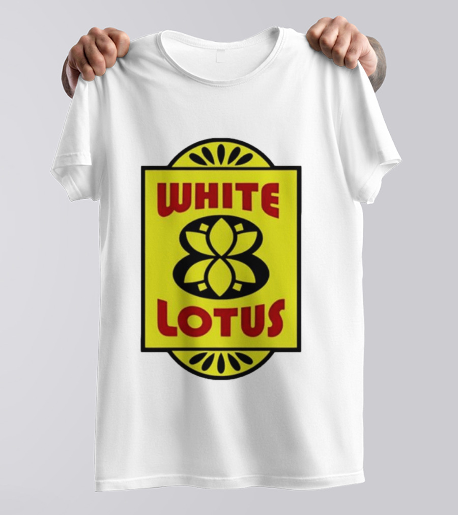 White Lotus Retro Motel Sign T-Shirt