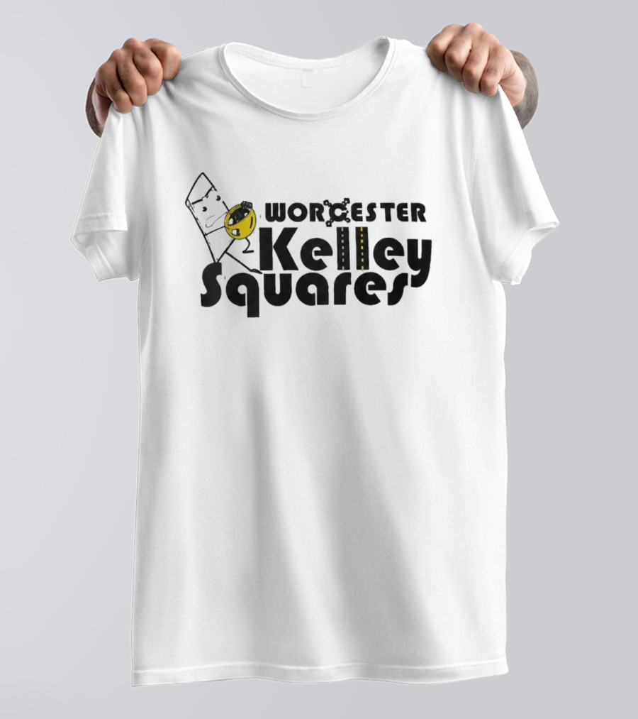Worcester Kelley Squares Fun Creative Graphic Featuring Snack T-Shirt