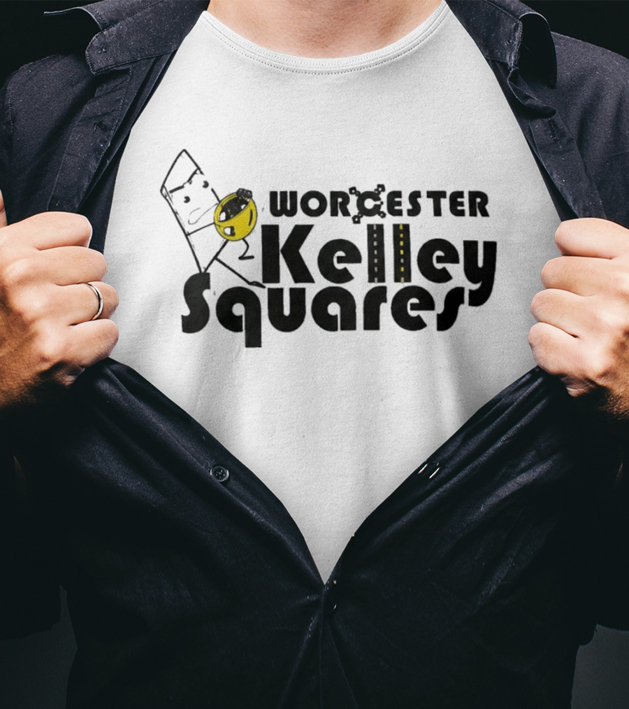 Worcester Kelley Squares Fun Creative Graphic Featuring Snack T-Shirt