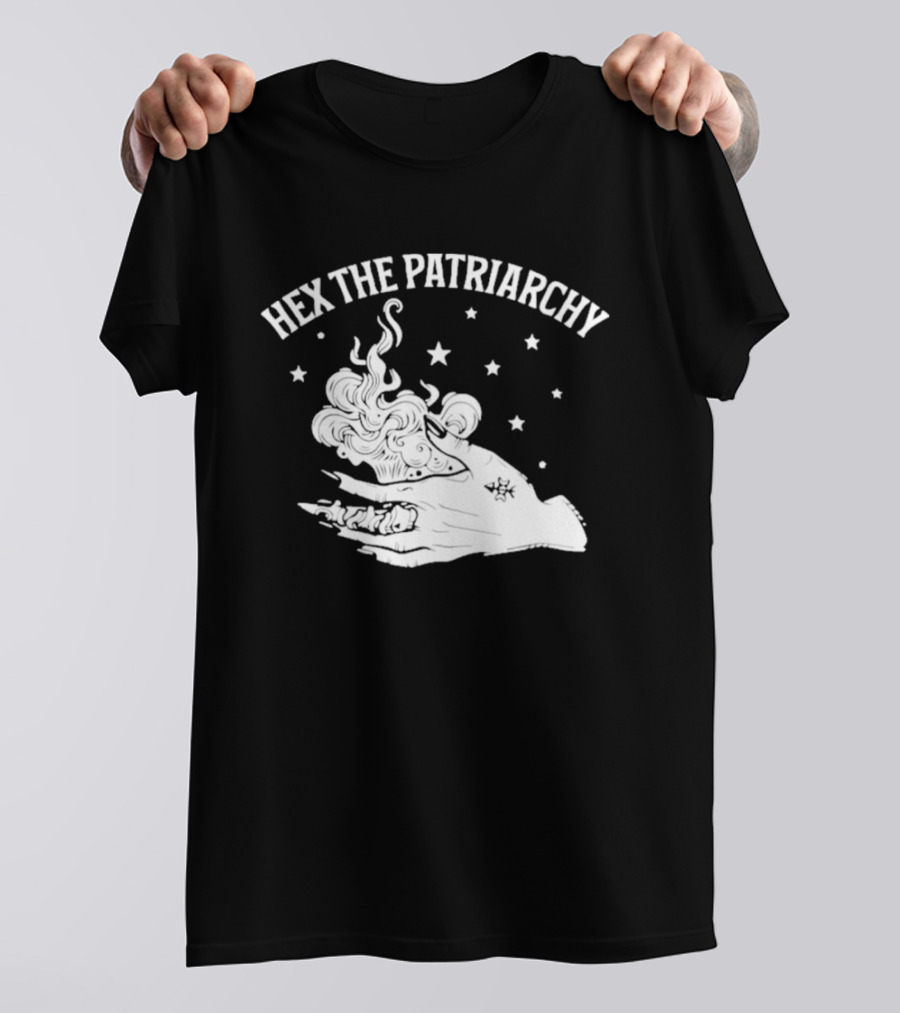 Hex The Patriarchy Mystical Hand Stars T-Shirt