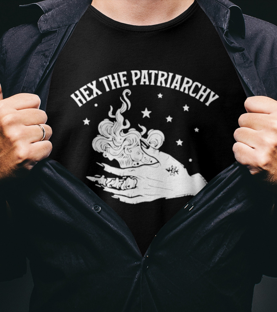 Hex The Patriarchy Mystical Hand Stars T-Shirt