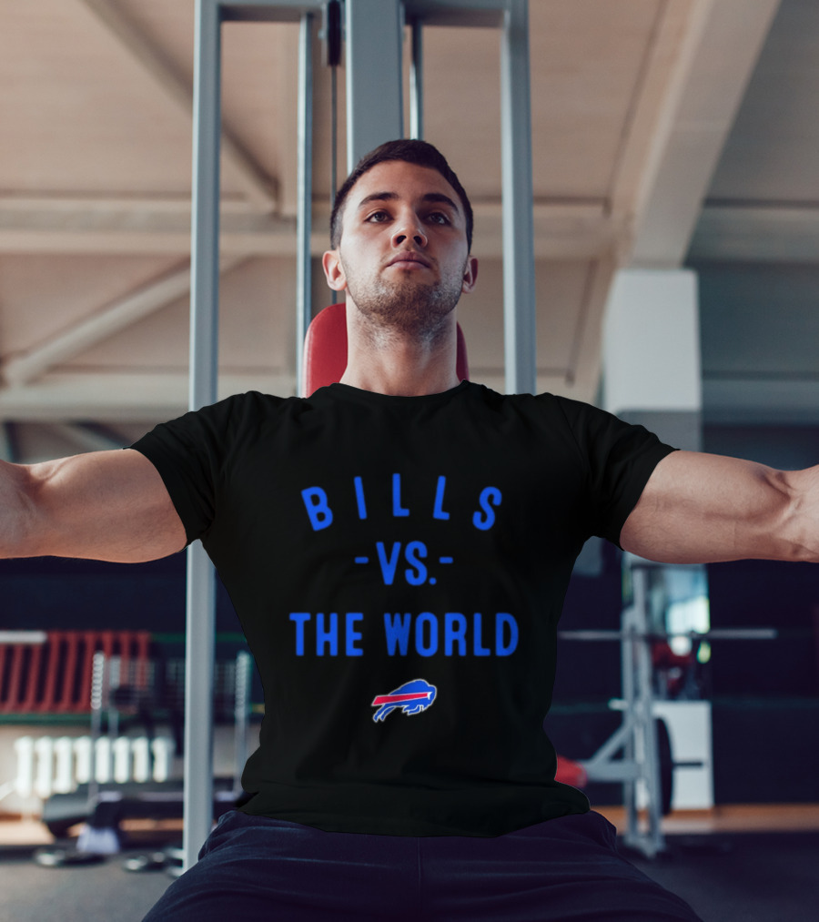Buffalo Bills Vs The World 2026 Season NFL Team Battle T-Shirt