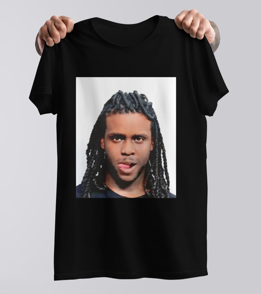 Chief Keef Shot Photo Dreadlocks Tongue Out T-Shirt