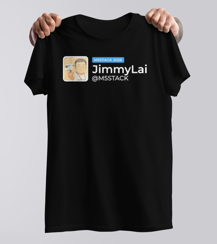 M5STACK 2026 Jimmy Lai M5Stack T-Shirt