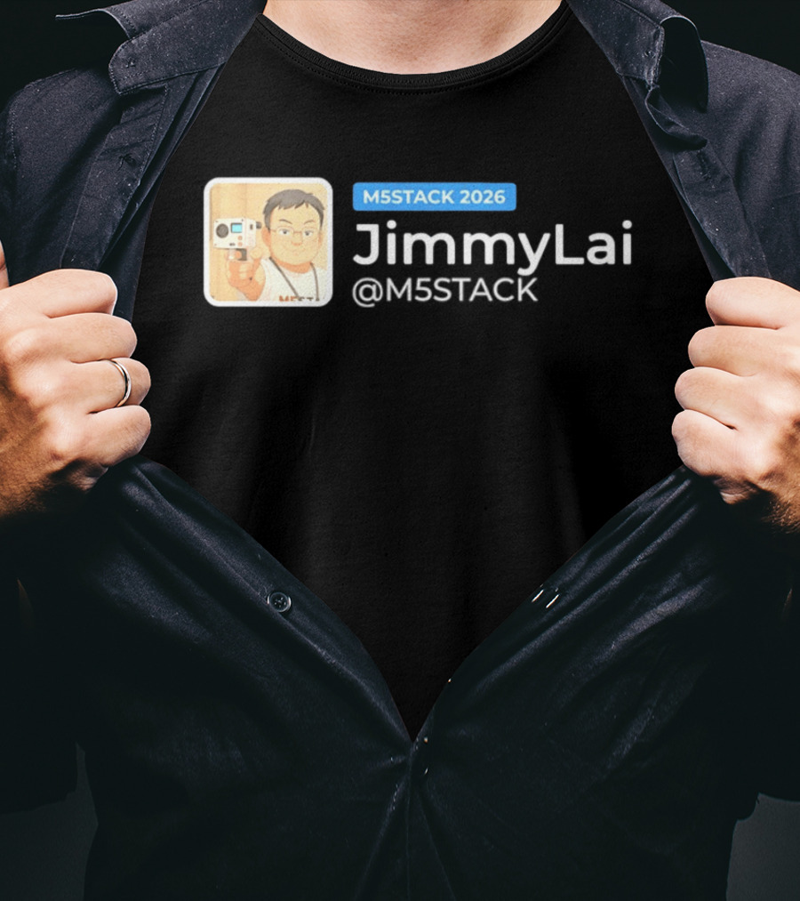 M5STACK 2026 Jimmy Lai M5Stack T-Shirt