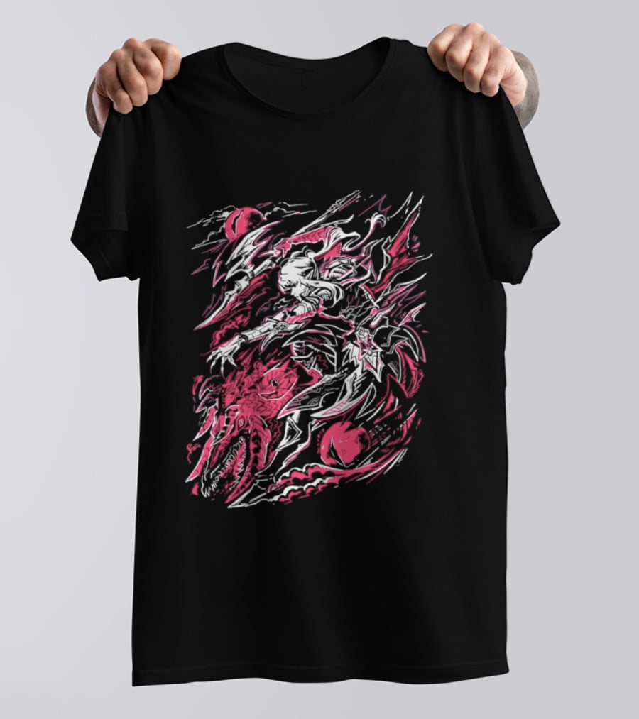 Dragon's Chosen Final Fantasy XIV Abstract Fantasy T-Shirt
