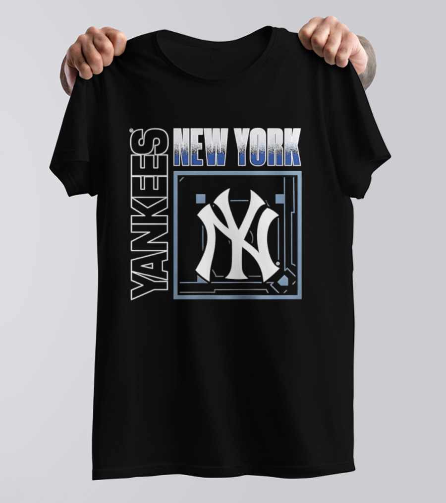 Men's New York Yankees George Lombard Jr. Black Homefield Pop Yankees T-Shirt