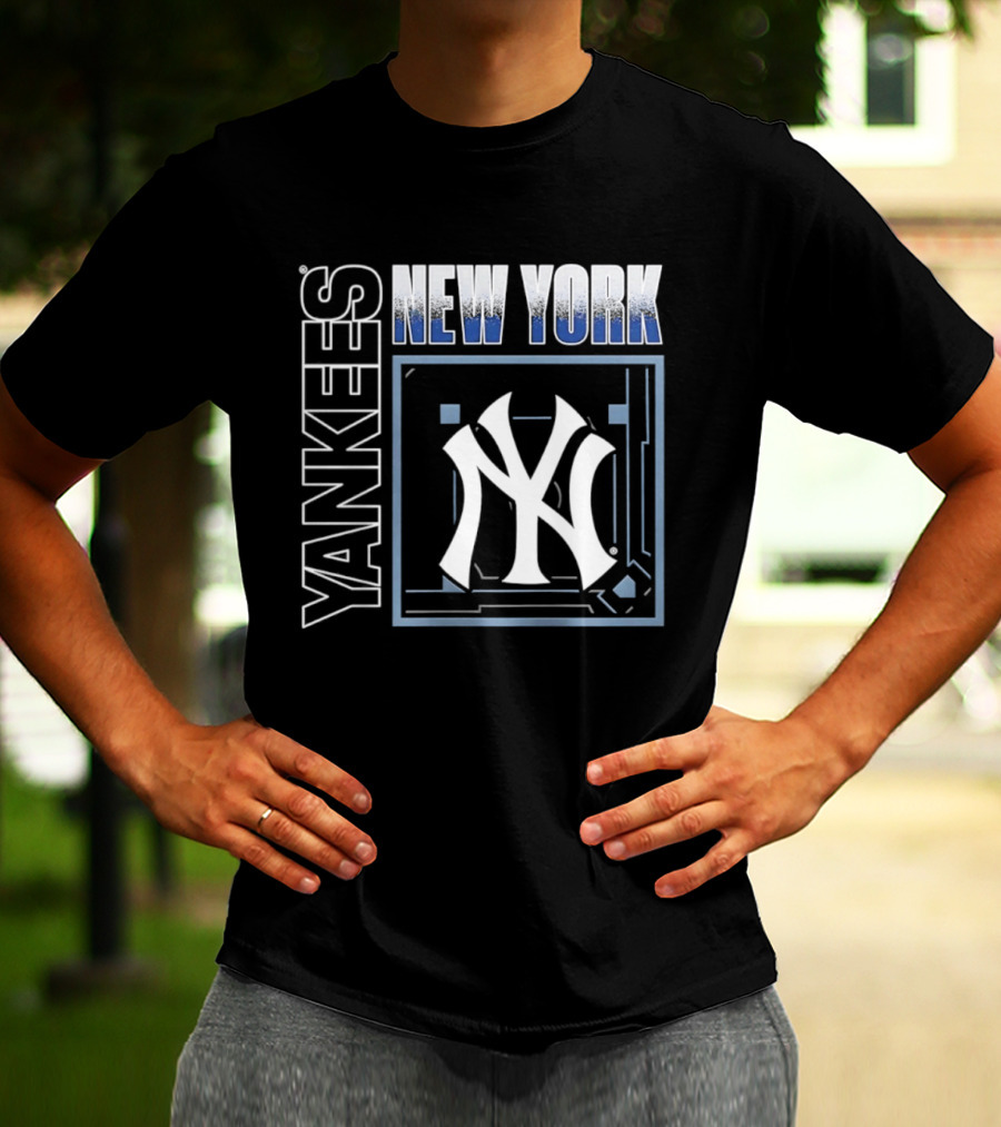 Men's New York Yankees George Lombard Jr. Black Homefield Pop Yankees T-Shirt