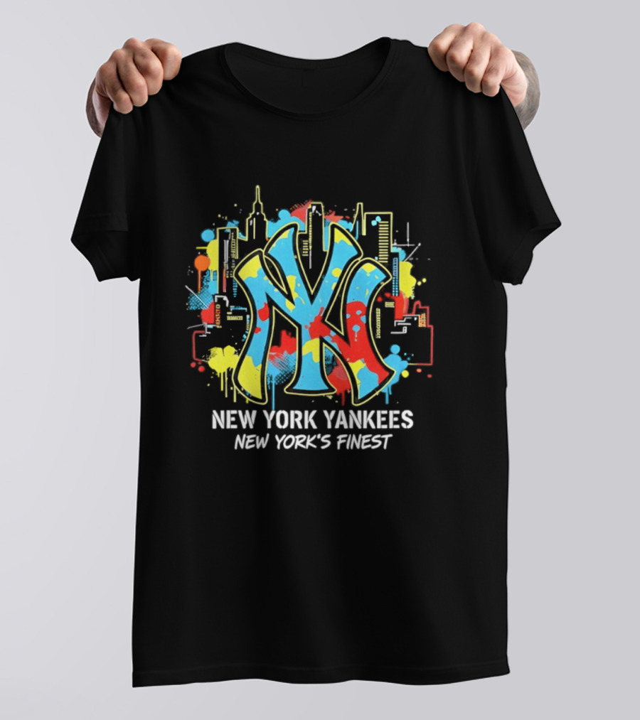 New York Yankees City Skyline New York's Finest T-Shirt