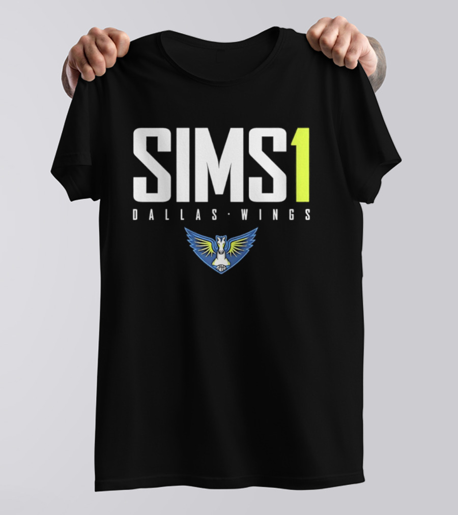 Odyssey Sims 1 Dallas Wings 2026 WNBA Player Jersey Fan Gear T-Shirt