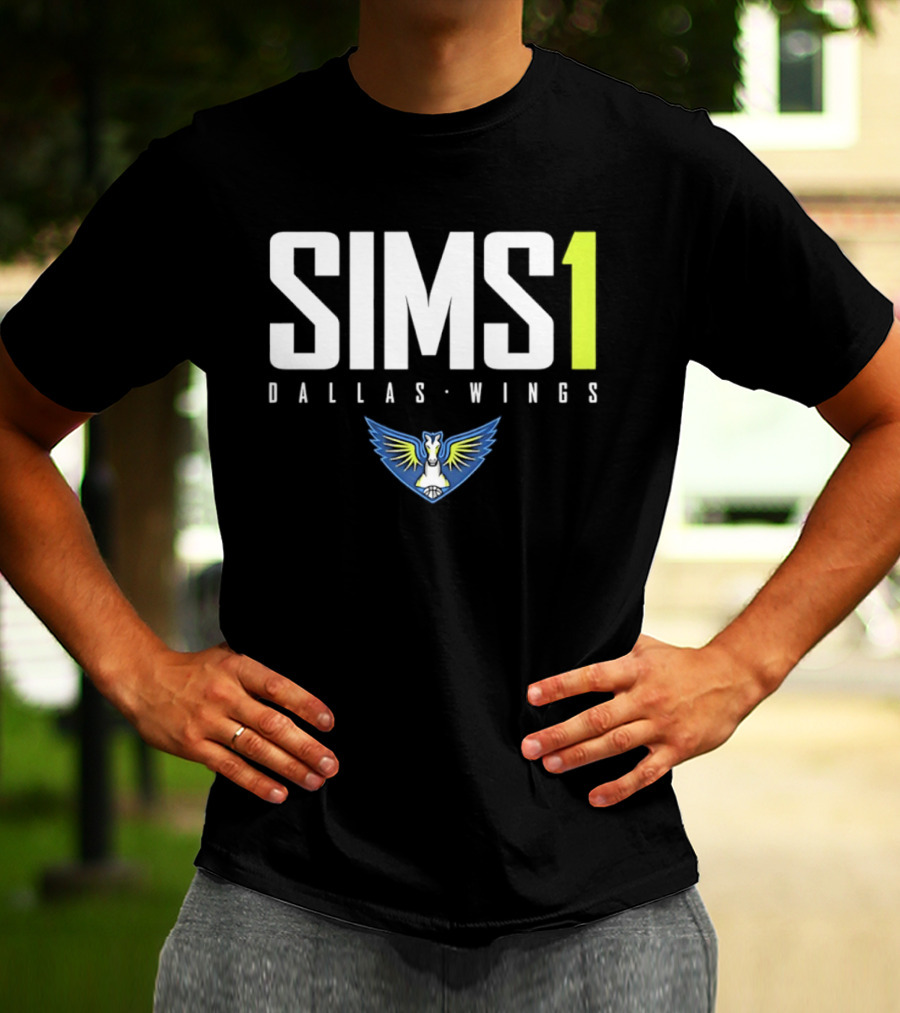 Odyssey Sims 1 Dallas Wings 2026 WNBA Player Jersey Fan Gear T-Shirt