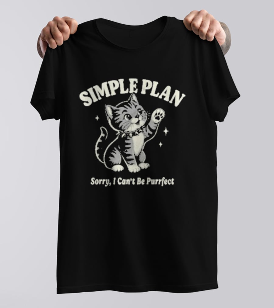 Simple Plan Cat T-Shirt