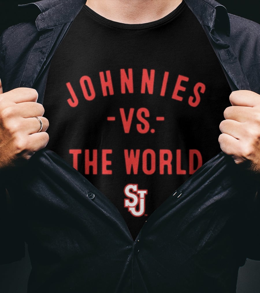 St. John's Red Storm Johnnies Vs The World SJ NCAA 2026 Season T-Shirt