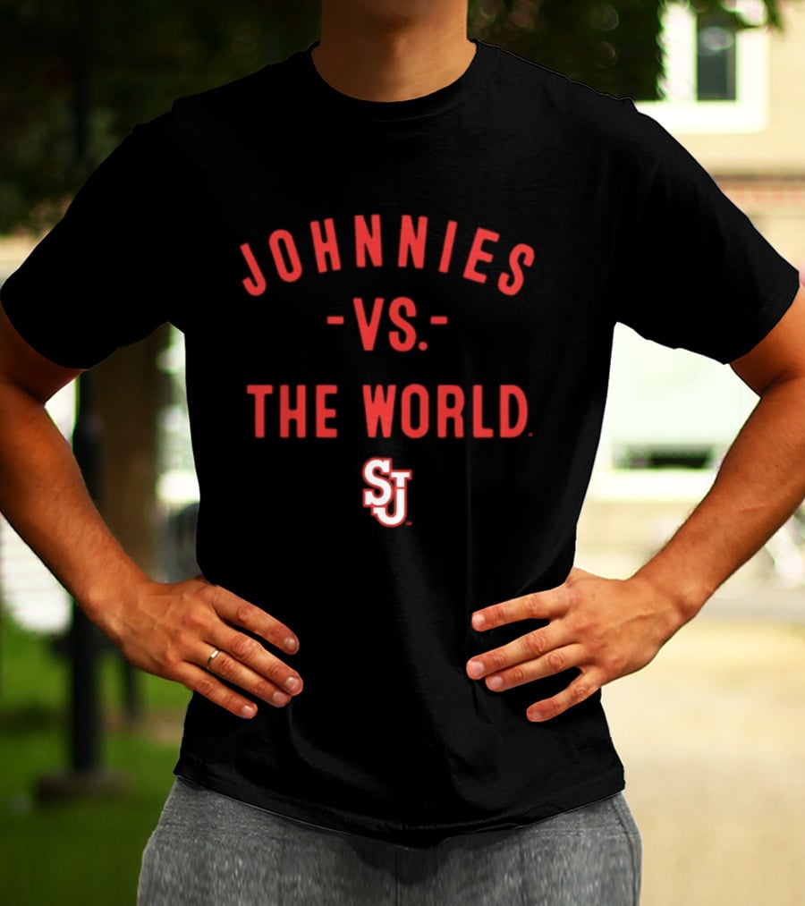 St. John's Red Storm Johnnies Vs The World SJ NCAA 2026 Season T-Shirt