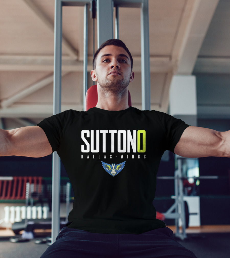 Sutton 0 Dallas Wings Sug Sutton WNBA 2026 T-Shirt