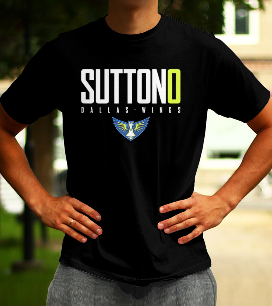 Sutton 0 Dallas Wings Sug Sutton WNBA 2026 T-Shirt