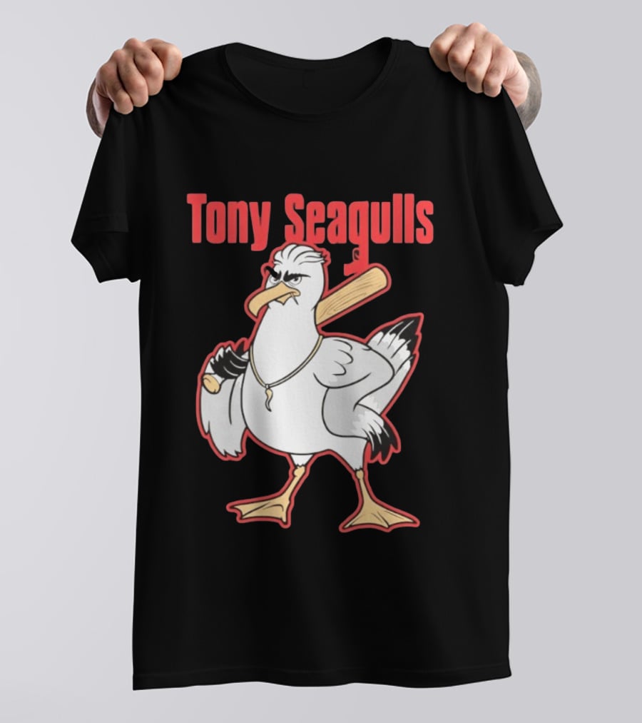 Tony Seagulls Seagull Baseball Bat Boston Red Sox Anthony Seigler T-Shirt