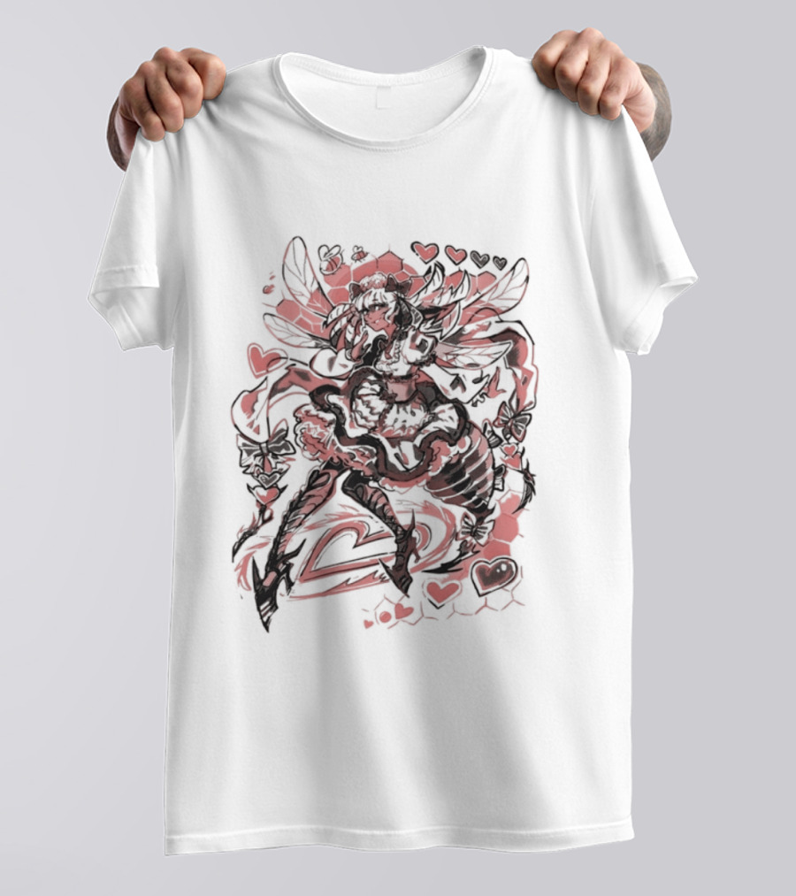 Bee My Lovely Final Fantasy XIV Valentine's Heart Wings Love T-Shirt