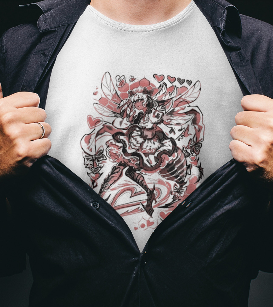 Bee My Lovely Final Fantasy XIV Valentine's Heart Wings Love T-Shirt