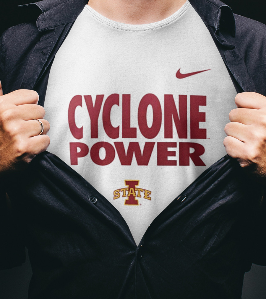 Cyclone Power Iowa State Nike Sports Fan Gear T-Shirt