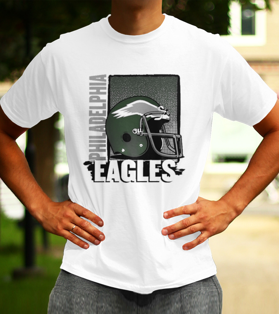 Philadelphia Eagles 2026 Season Helmet Football T-Shirt