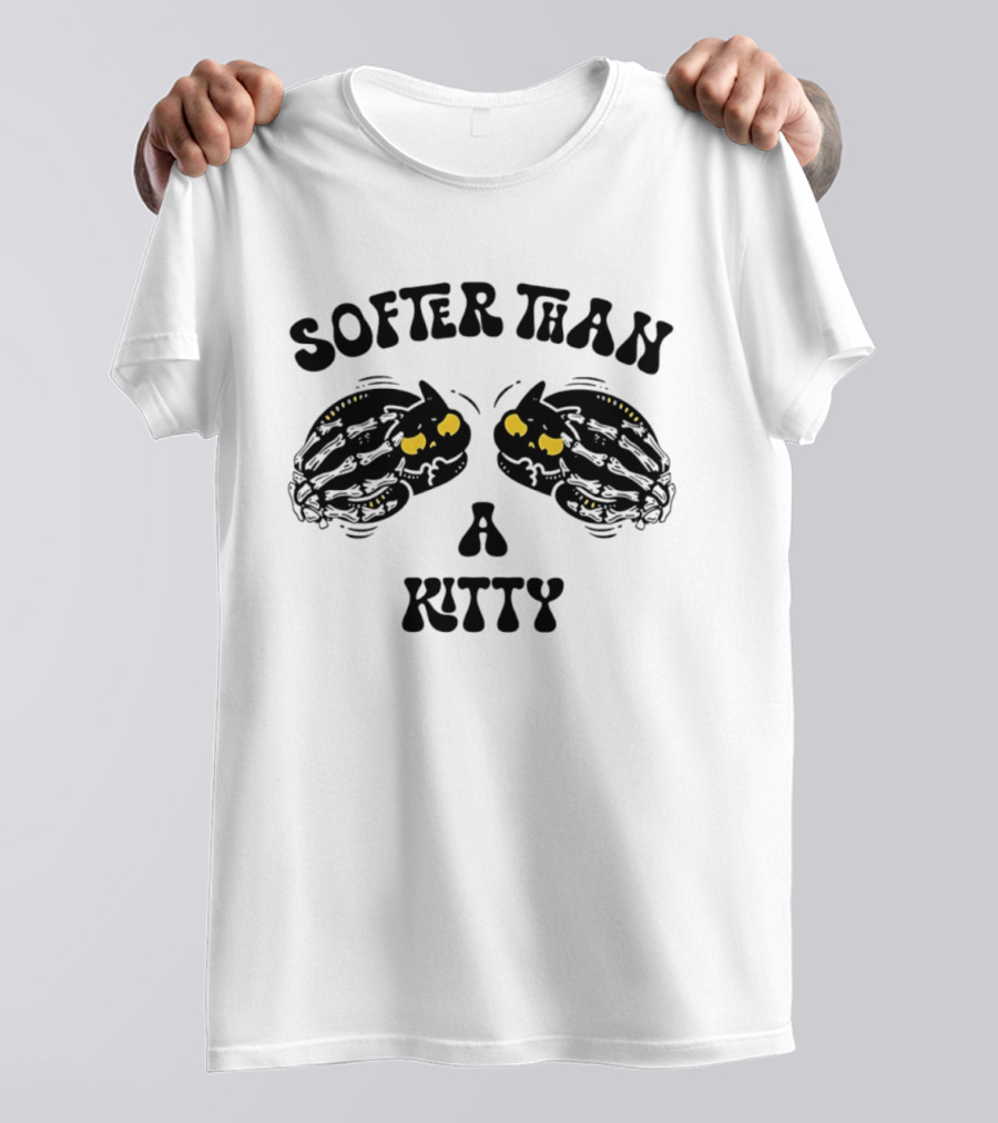 Softer Than A Kitty Skeleton Eyes T-Shirt