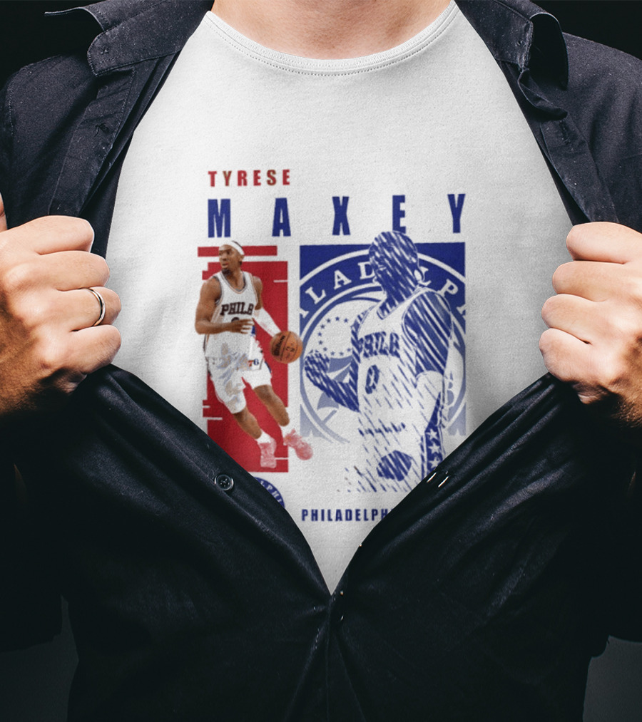 Tyrese Maxey Philadelphia 76ers NBA Highlights 2026 T-Shirt