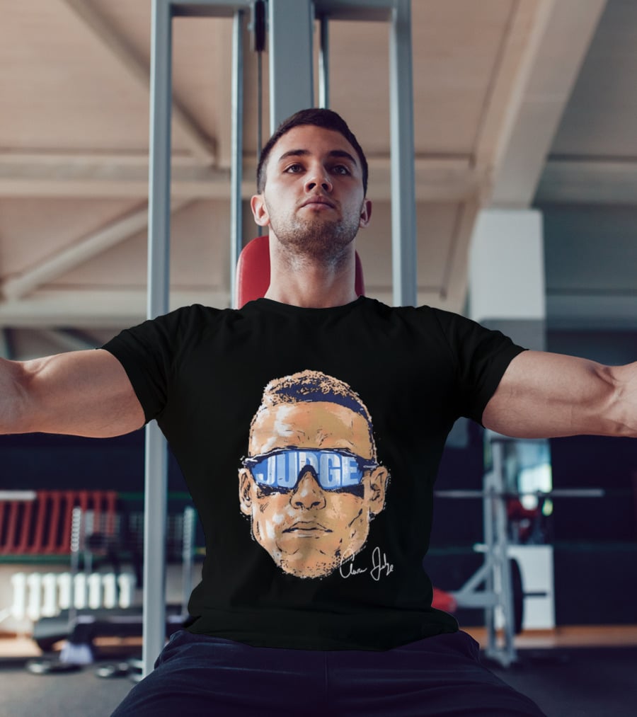 Aaron Judge New York Yankees Iconic Swag Judge Sunglasses T-Shirt