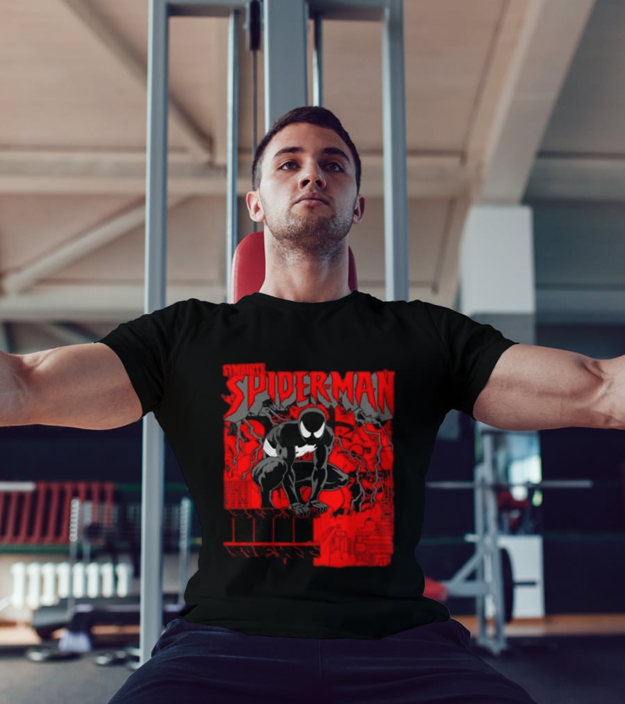 Symbiote Spider Man Marvel Venom Black Suit Comic T-Shirt
