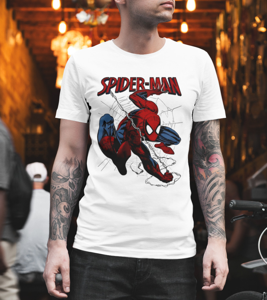 SPIDER MAN Marvel Superhero Man Spider Peter Parker Web Slinger T-Shirt